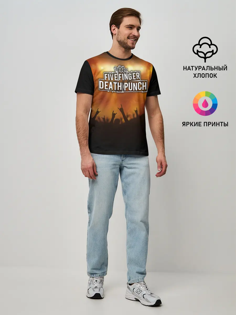 Мужская базовая футболка / Five Finger Death Punch