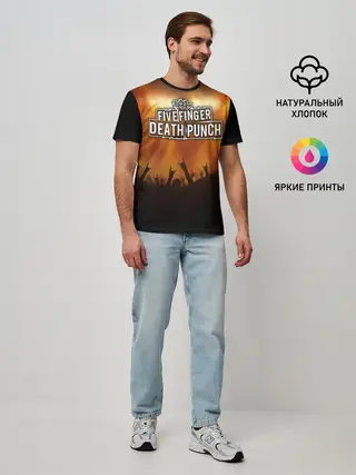 Мужская базовая футболка / Five Finger Death Punch