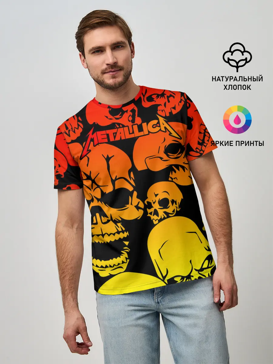 Мужская базовая футболка / Metallica