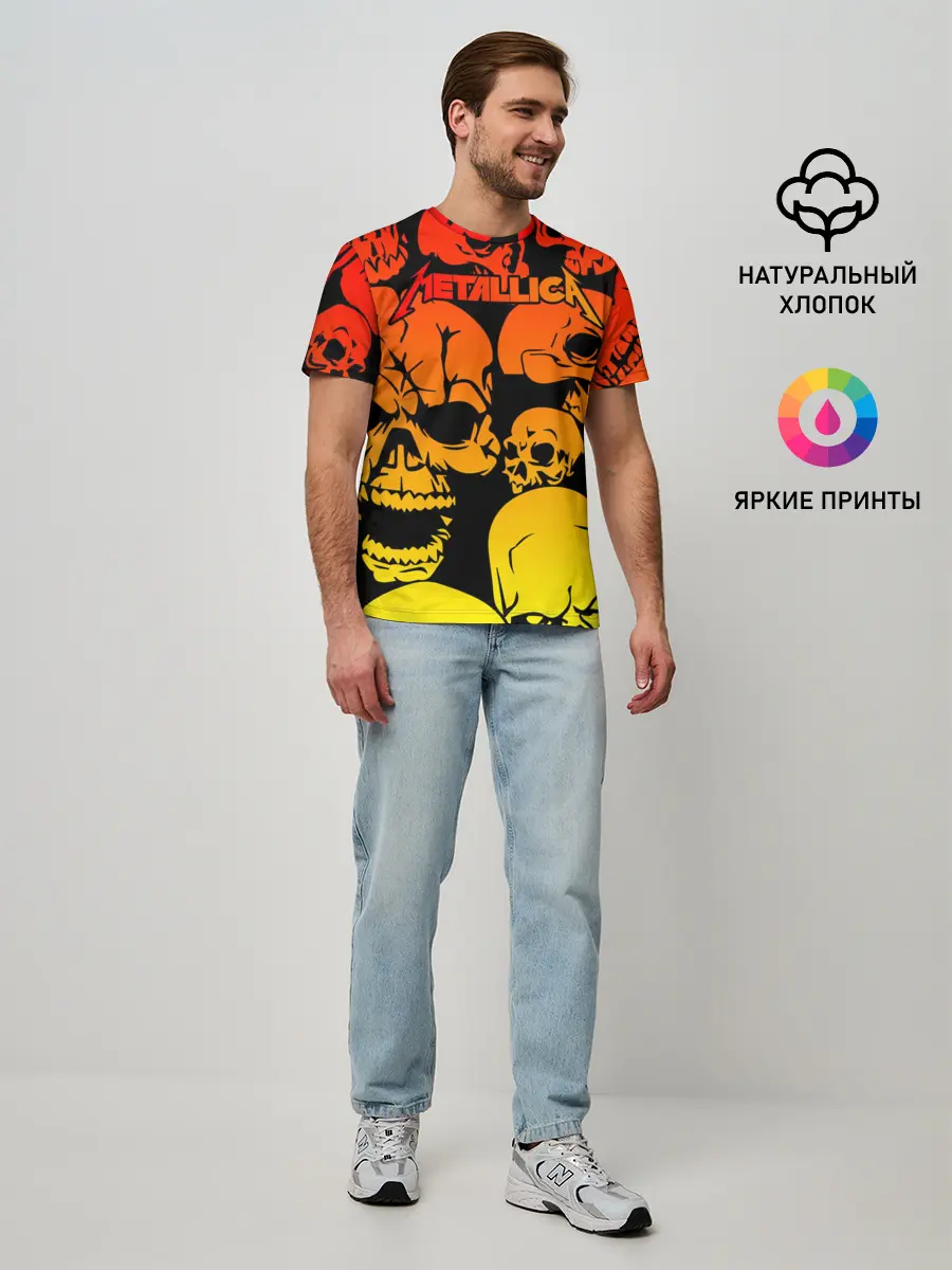 Мужская базовая футболка / Metallica