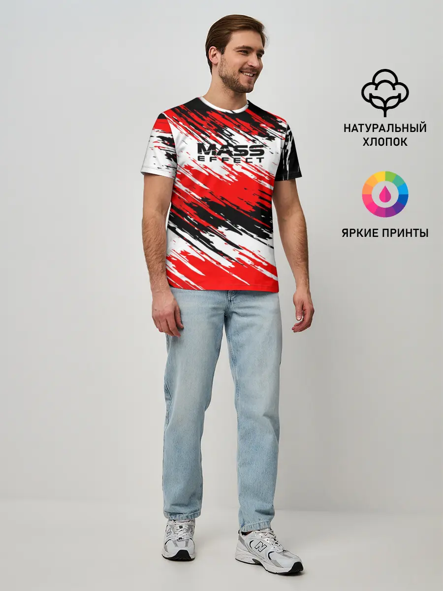 Мужская базовая футболка / Mass Effect