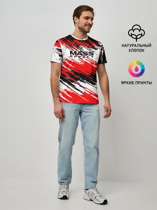 Мужская базовая футболка / Mass Effect