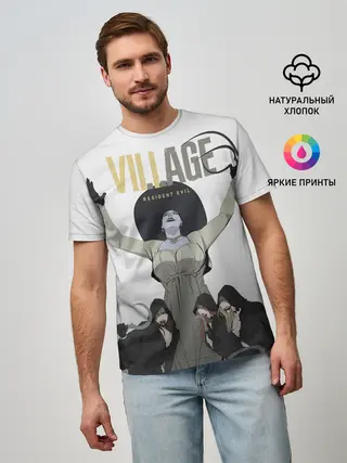 Мужская базовая футболка / Дочери леди Димитреску