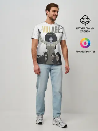 Мужская базовая футболка / Дочери леди Димитреску