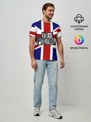 Мужская базовая футболка / Sex Pistols