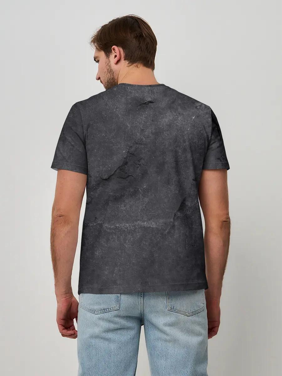 Мужская базовая футболка / THE WITCHER КАМЕНЬ ЛОГО