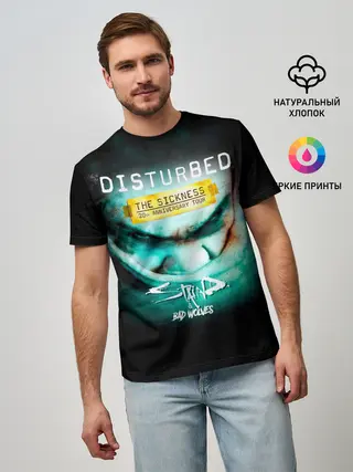 Мужская базовая футболка / The Sickness - Disturbed