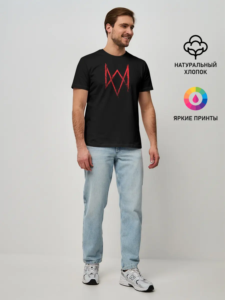 Мужская базовая футболка / Watch Dogs Legion