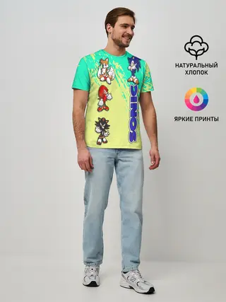 Мужская базовая футболка / sonik