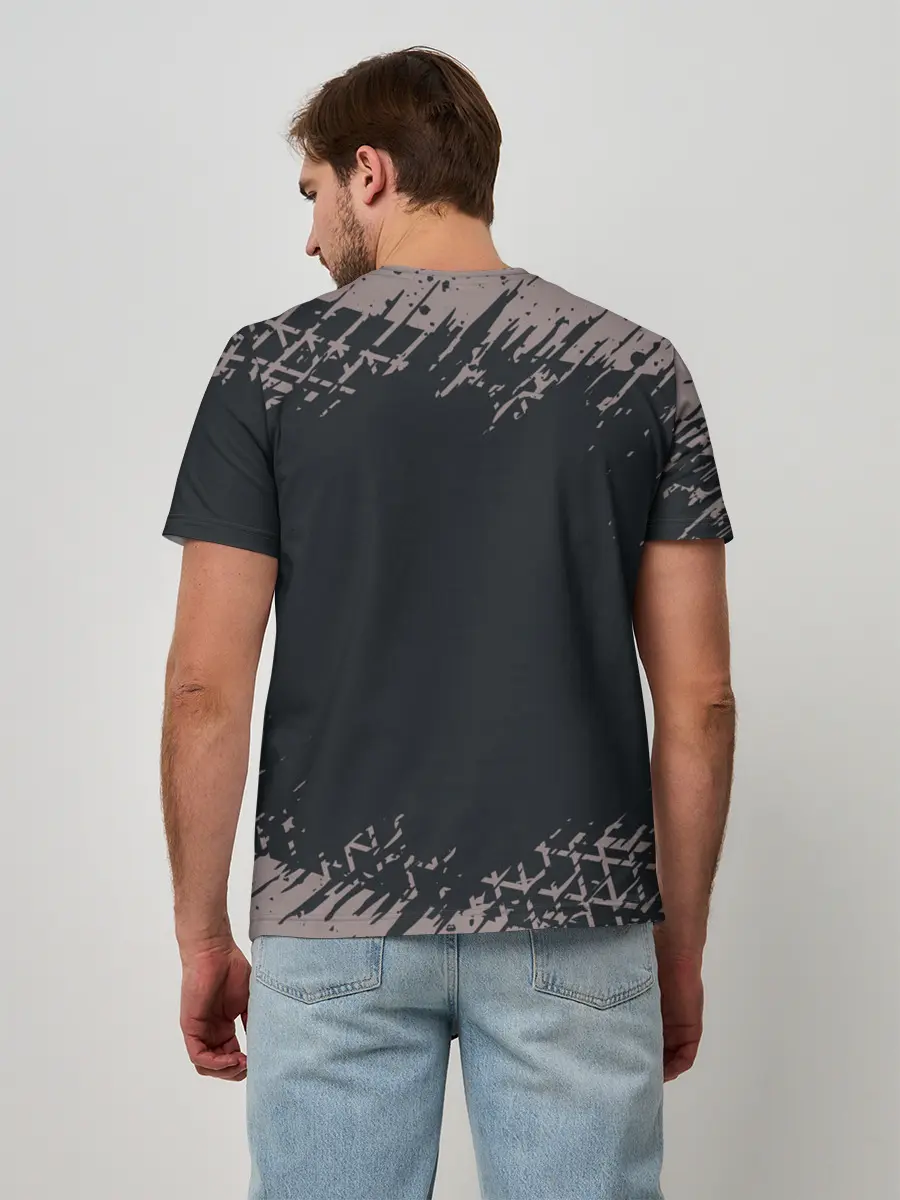 Мужская базовая футболка / MERCEDES / Мерседес