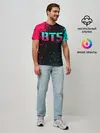 Мужская базовая футболка / BTS