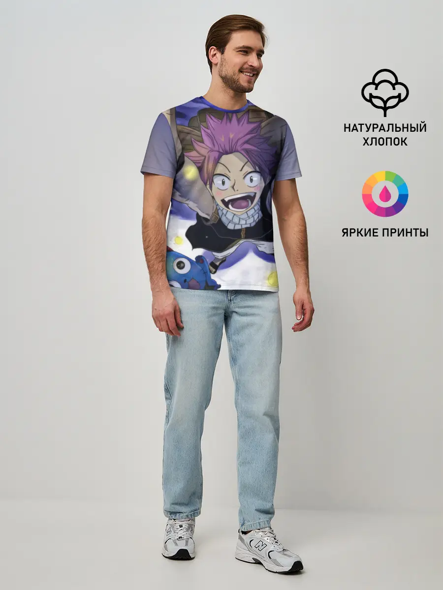 Мужская базовая футболка / Нацу