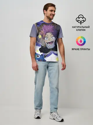 Мужская базовая футболка / Нацу