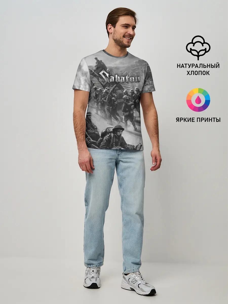 Мужская базовая футболка / Sabaton