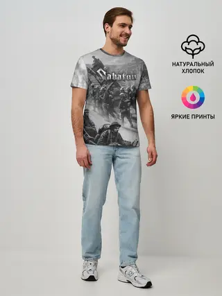 Мужская базовая футболка / Sabaton