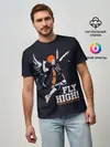 Мужская базовая футболка / fly high! Шоё Хината Haikyuu!!
