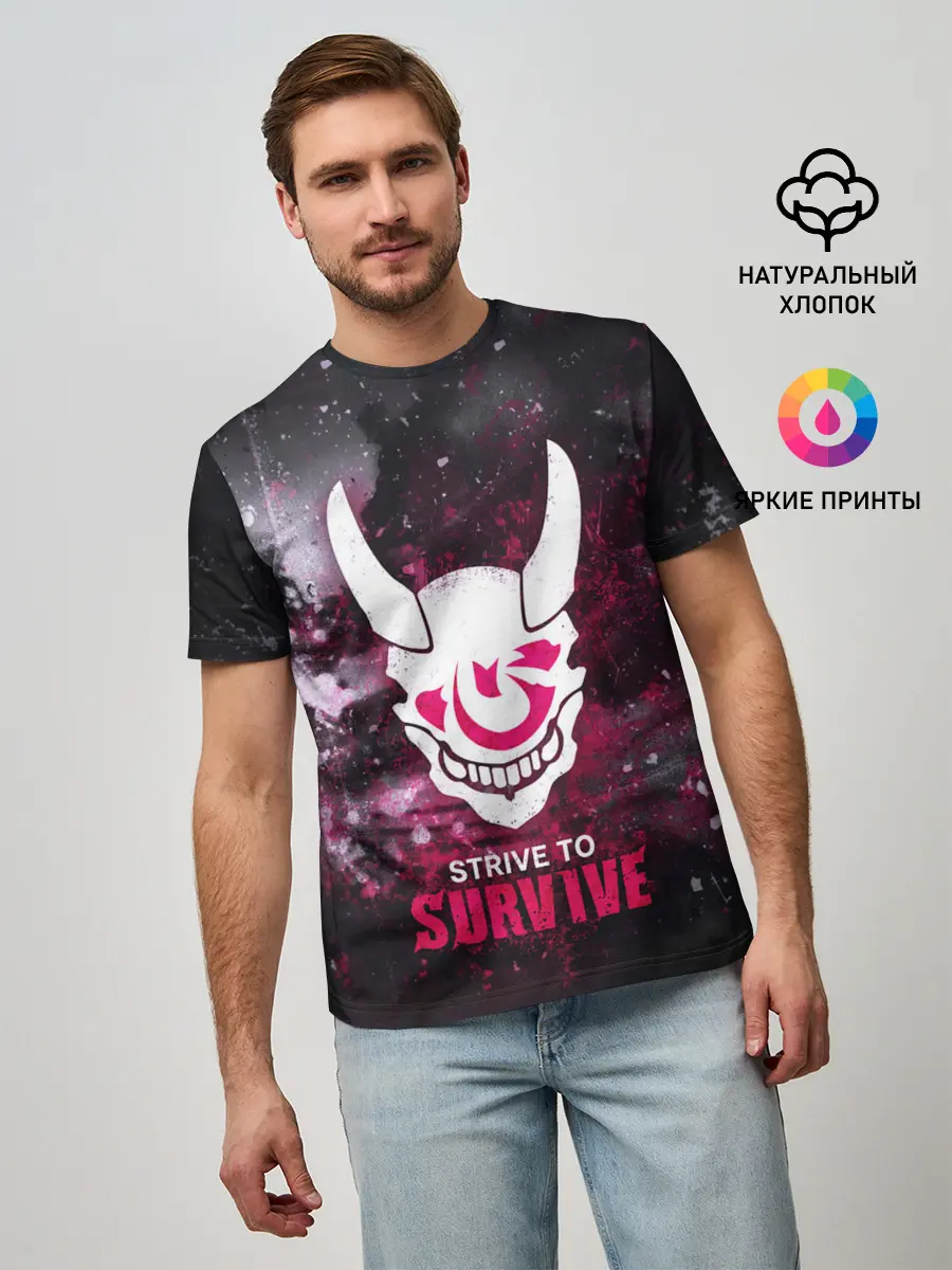 Мужская базовая футболка / Guilty gear strive