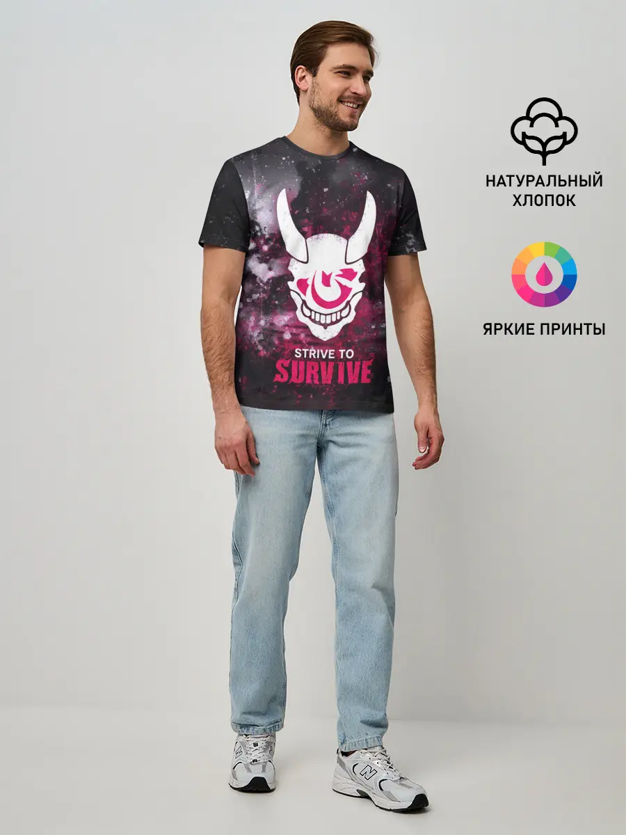 Мужская базовая футболка / Guilty gear strive