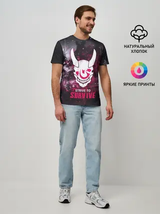 Мужская базовая футболка / Guilty gear strive