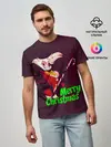 Мужская базовая футболка / Merry Christmas