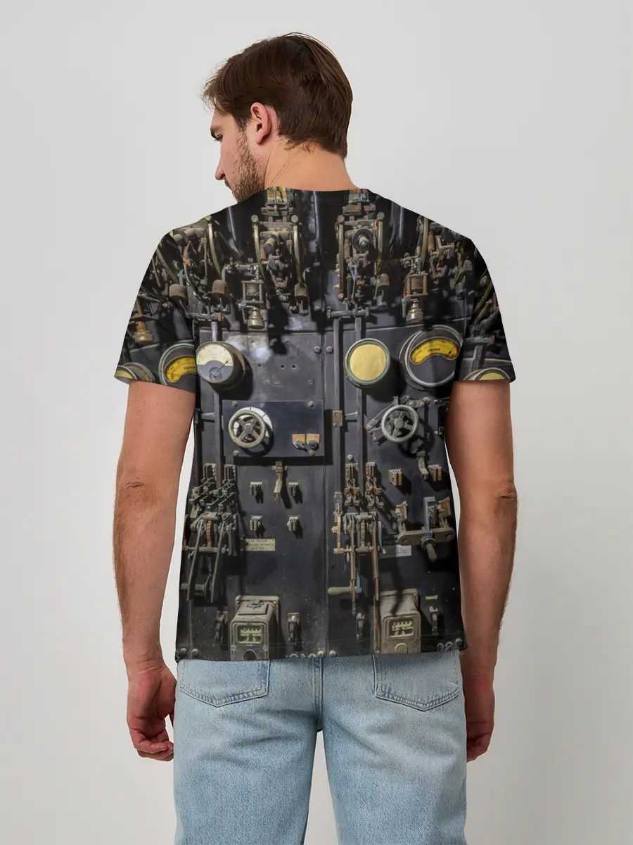Мужская базовая футболка / Механизм