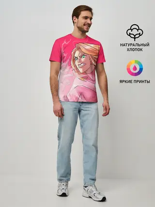 Мужская базовая футболка / Атом Ева