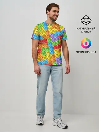Мужская базовая футболка / POP IT / SIMPLE DIMPLE