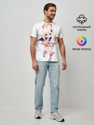 Мужская базовая футболка / Паймон из Genshin Impact