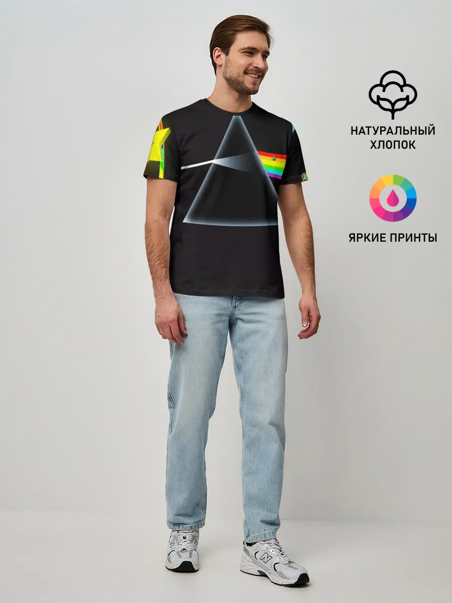Мужская базовая футболка / PINK FLOYD