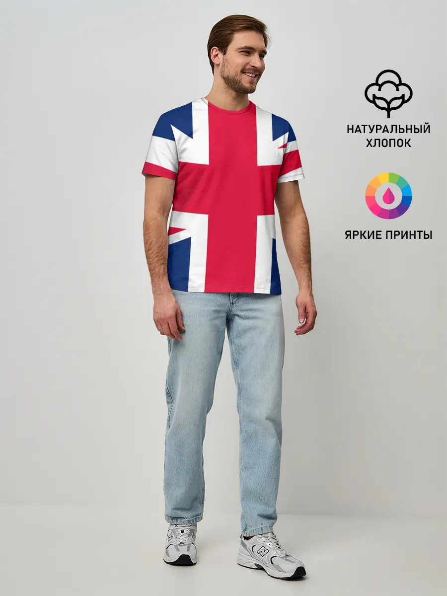 Мужская базовая футболка / Великобритания