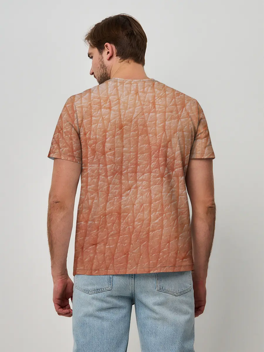 Мужская базовая футболка / Human Skin