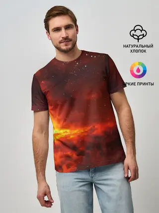 Мужская базовая футболка / Марс