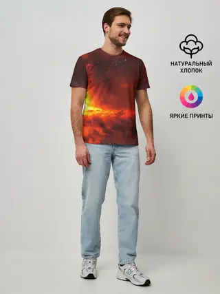 Мужская базовая футболка / Марс