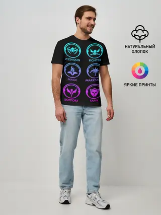 Мужская базовая футболка / League of Legends