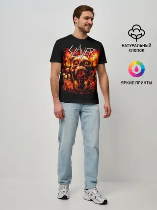 Мужская базовая футболка / SLAYER