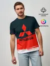 Мужская базовая футболка / MITSUBISHI | МИТСУБИШИ