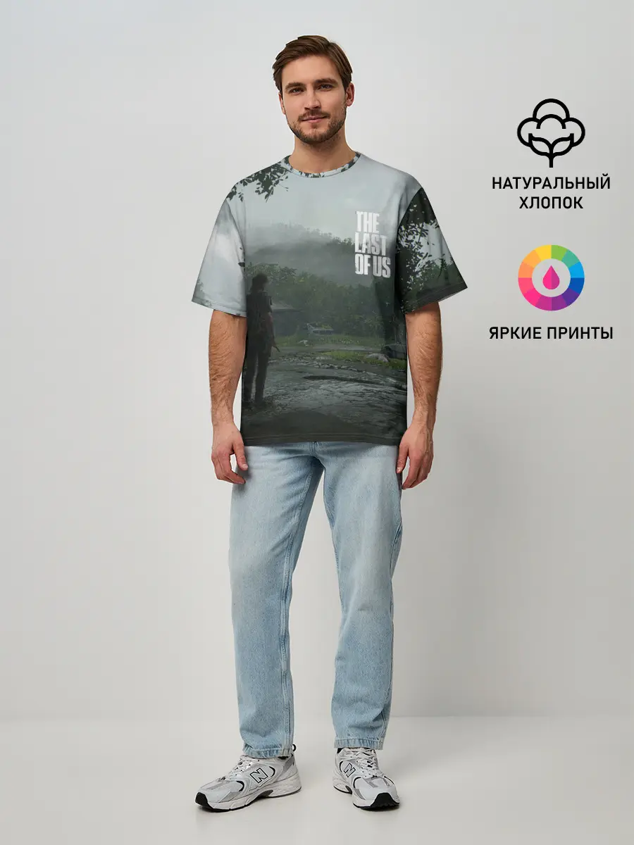 Мужская футболка оверсайз / Last Of Us 2