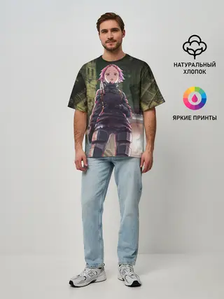 Мужская футболка оверсайз / Ebisu