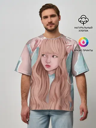 Мужская футболка оверсайз / Лиса Манобан