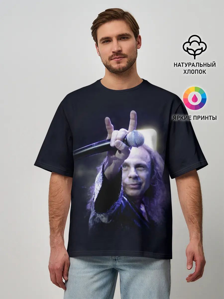 Мужская футболка оверсайз / Dio #7