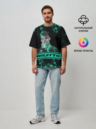 Мужская футболка оверсайз / NILETTO.