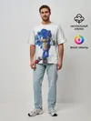 Мужская футболка оверсайз / SONIC