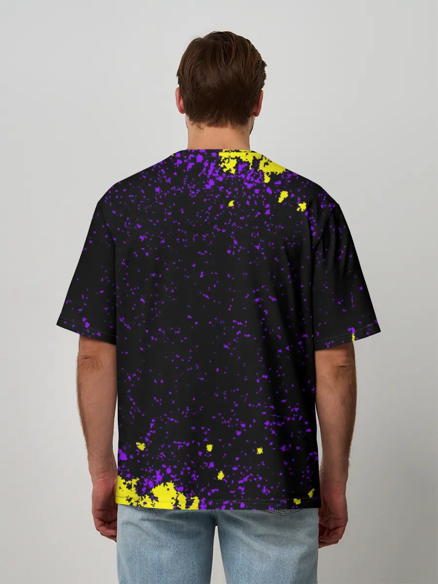 Мужская футболка оверсайз / Knockout City, logo