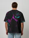 Мужская футболка оверсайз / Glitch