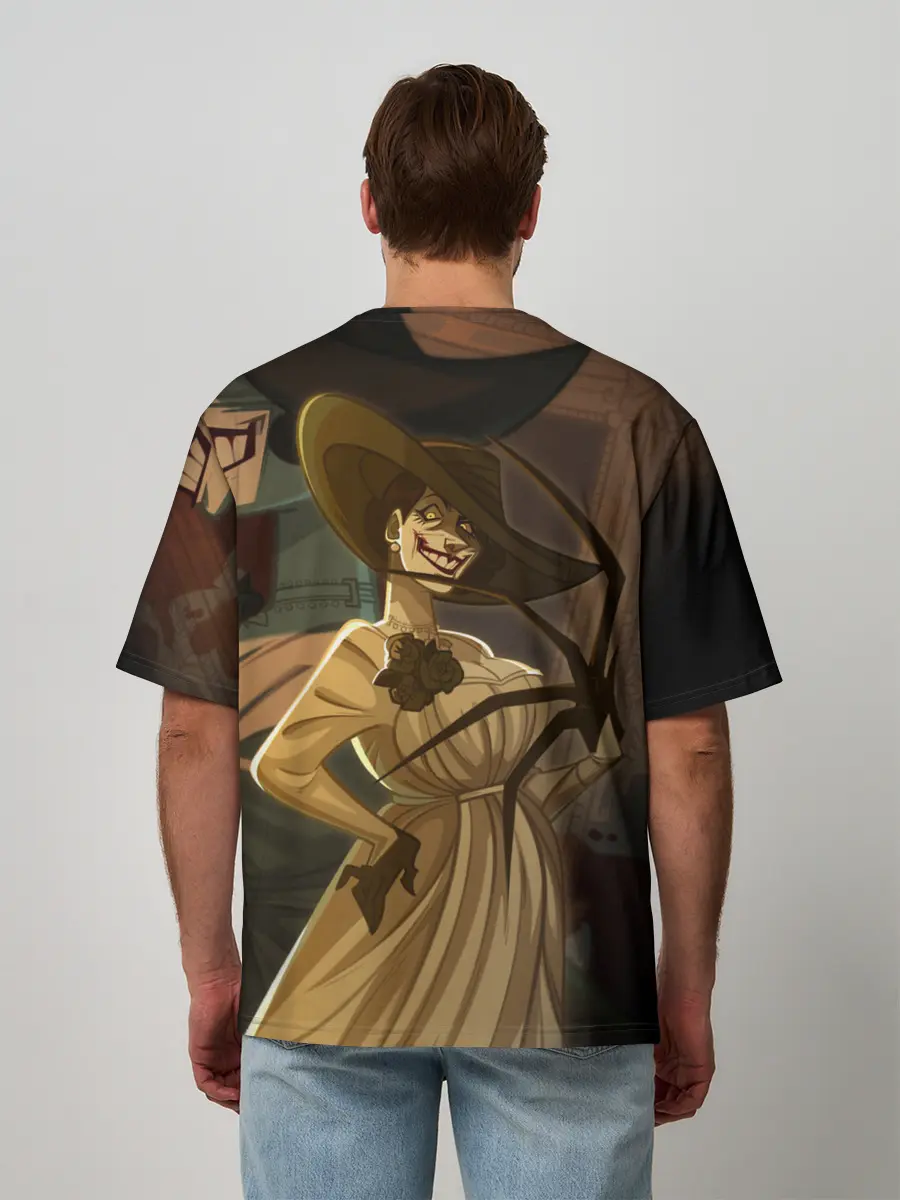 Мужская футболка оверсайз / Lady Alcina Dimitrescu