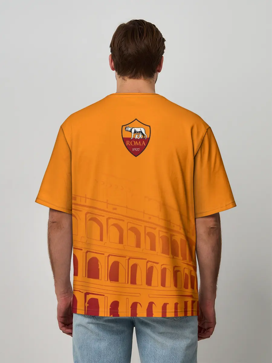 Мужская футболка оверсайз / Рома