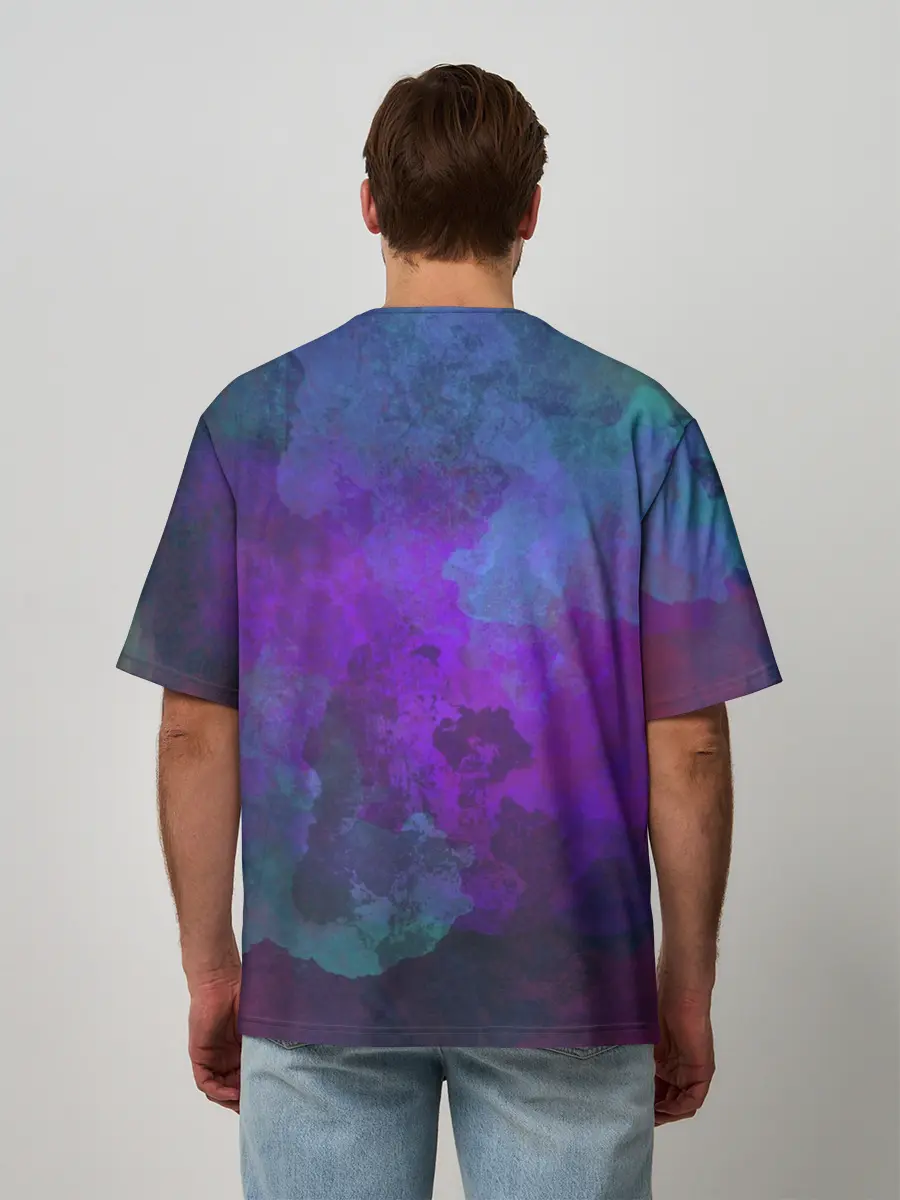 Мужская футболка оверсайз / Черепок