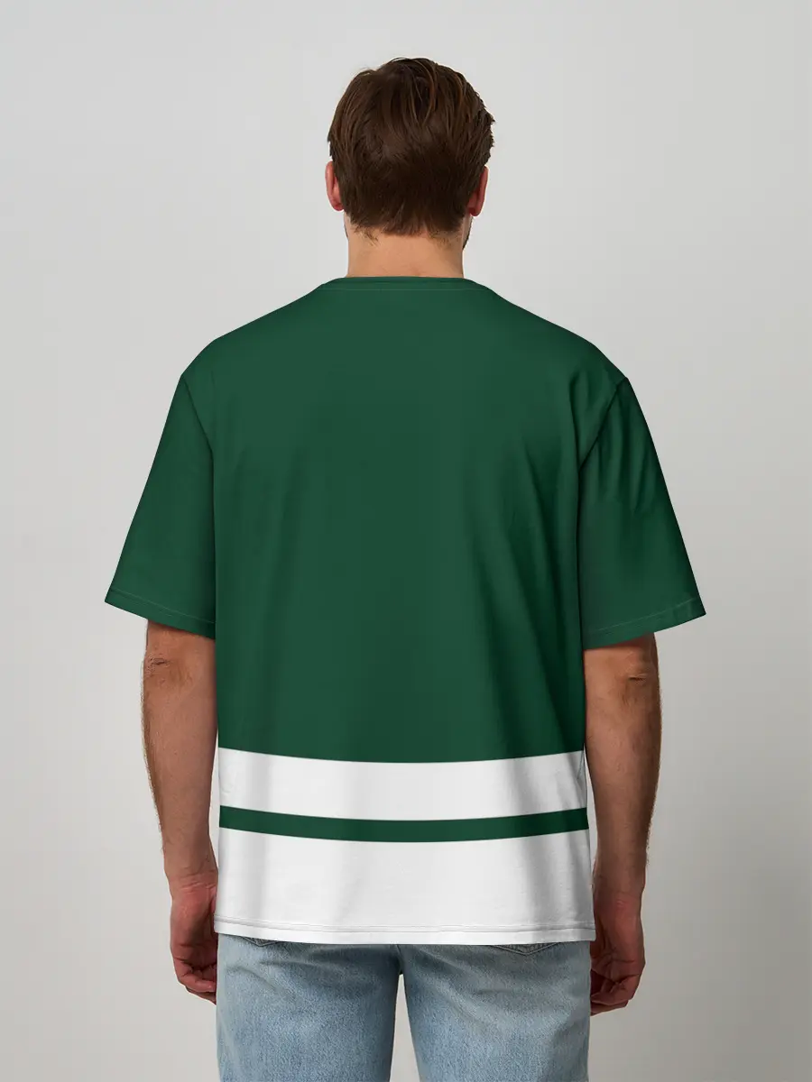 Мужская футболка оверсайз / Миннесота Уайлд