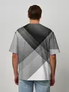 Мужская футболка оверсайз / Геометрия