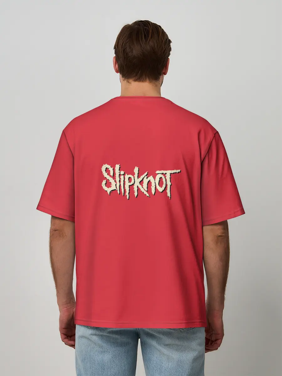 Мужская футболка оверсайз / SLIPKNOT | СЛИПКНОТ